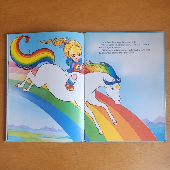 Rainbow Brite - Big Color Mix Up & Happy Birthday Buddy Blue (lot of 2 - 1984) - Picture 8 of 16